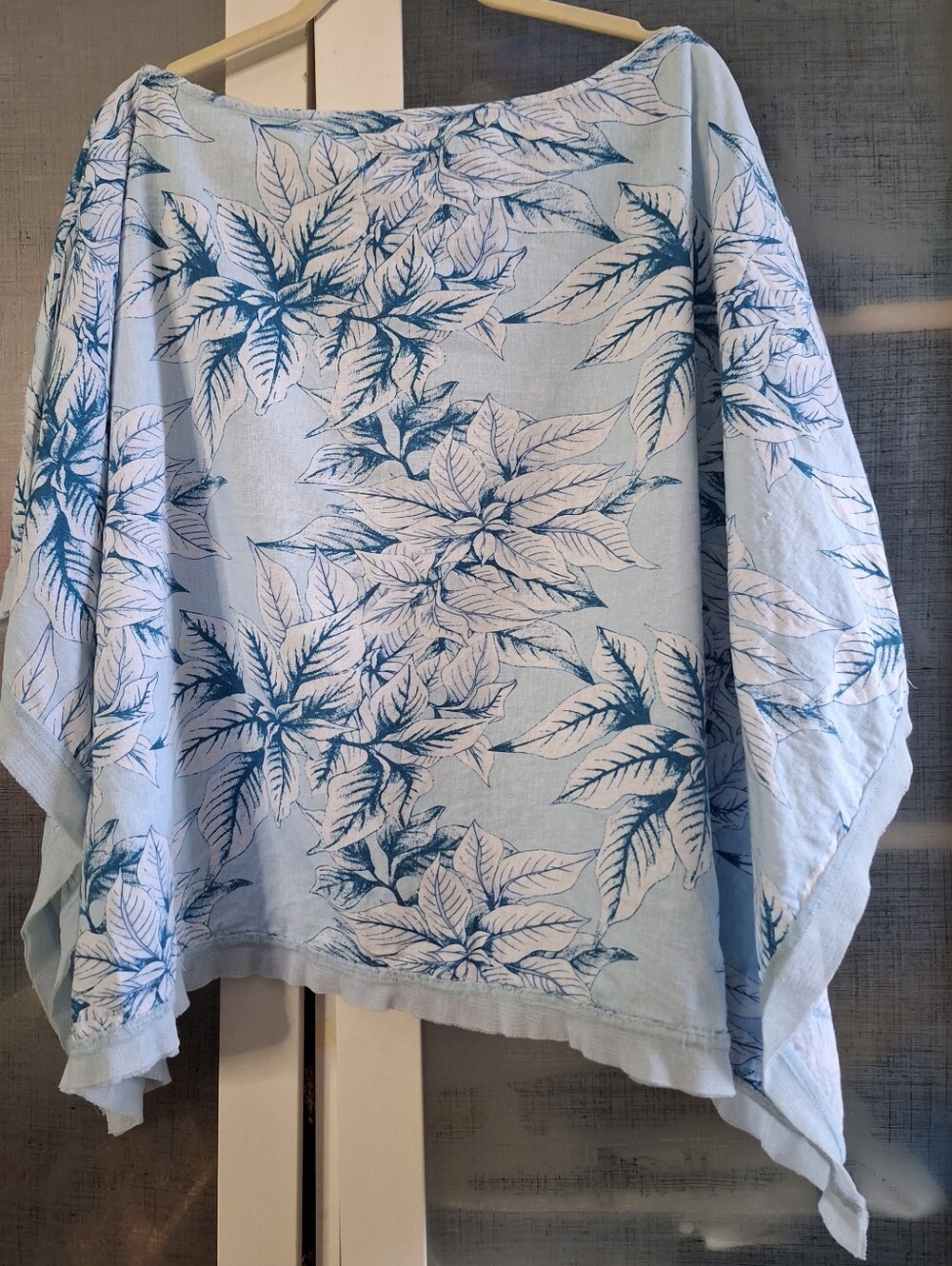 For Cynthia L Linen Floral Tropical Top